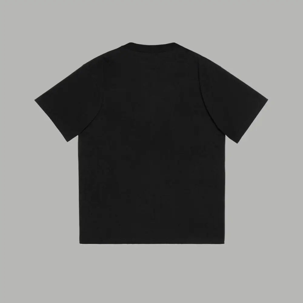 Prada printed short-sleeved t-shirt in black with minimalist design